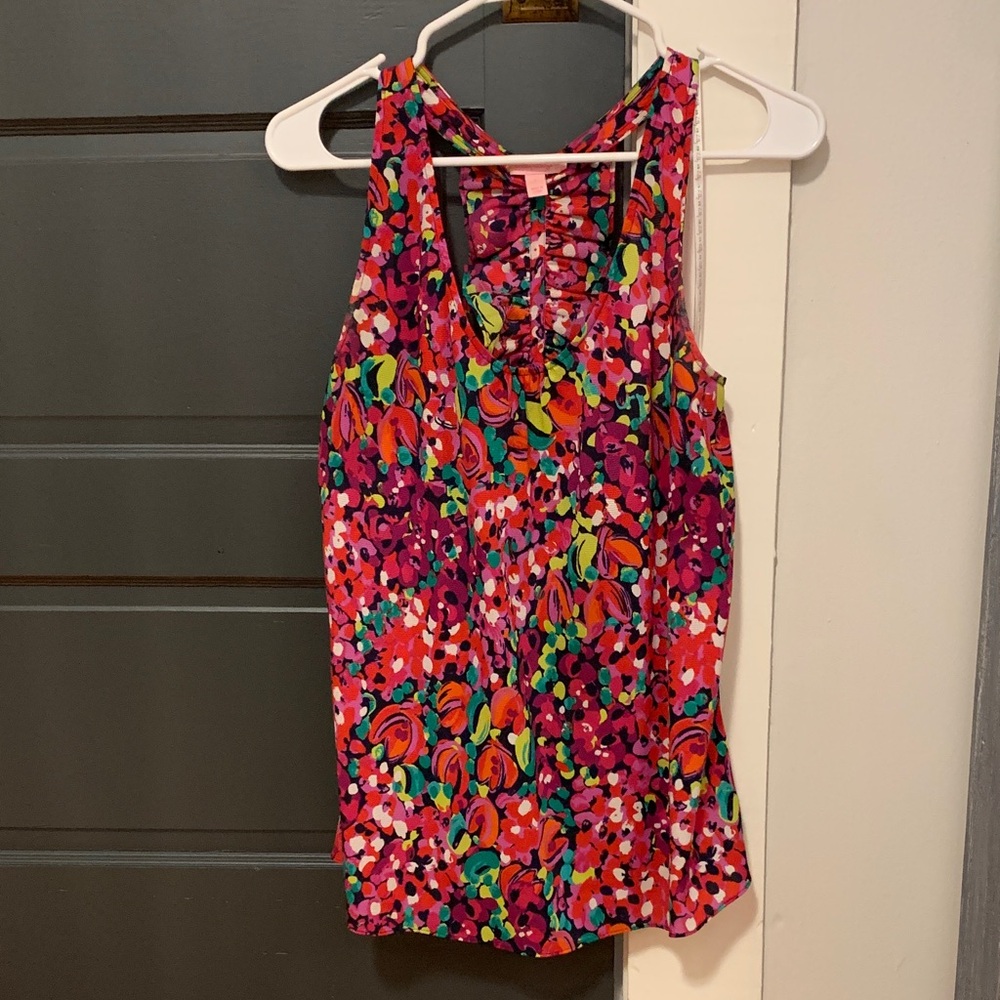 Lilly Pulitzer Multicolor Floral Tank Top